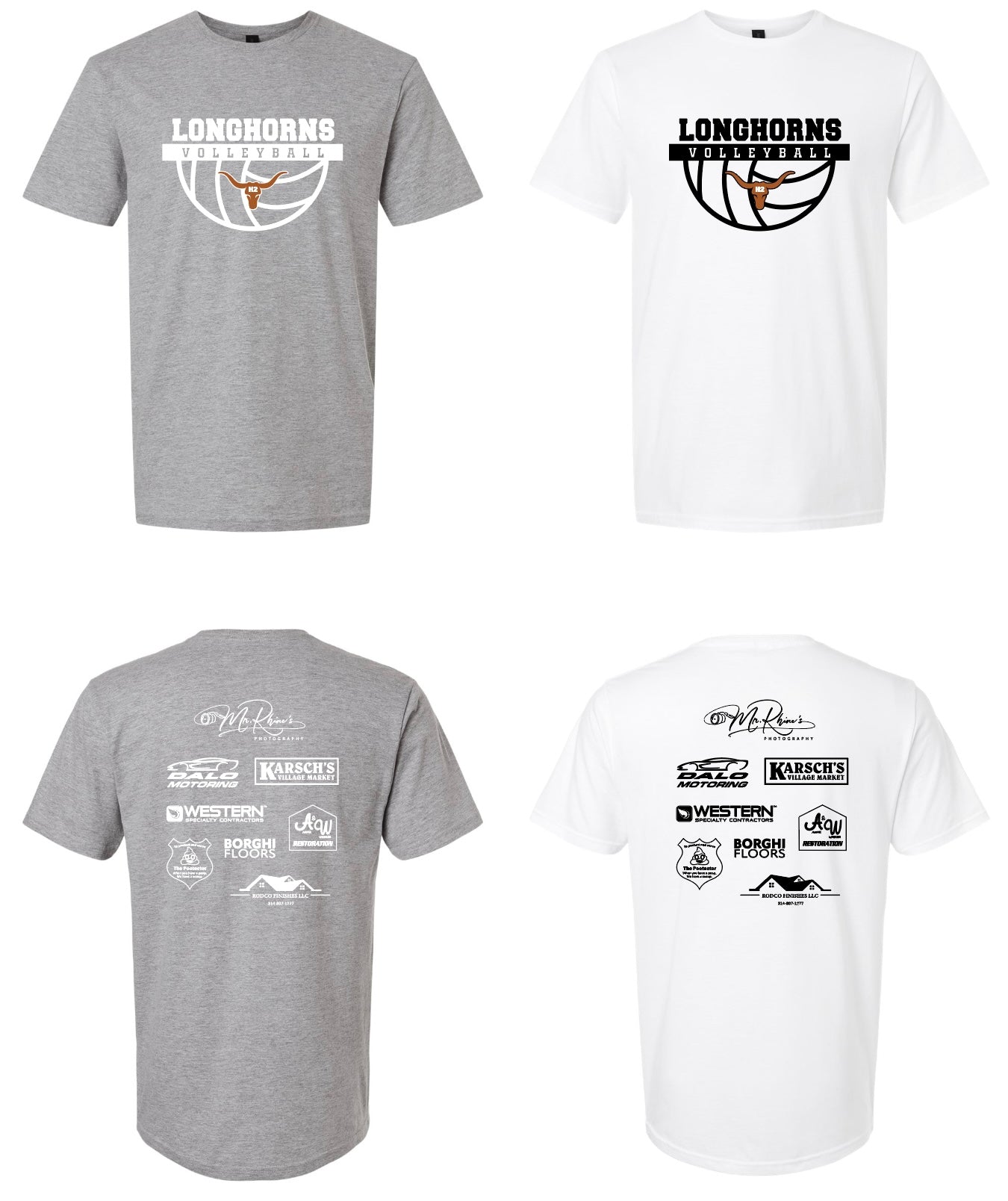 H2 Volleyball - Sponsor Shirt