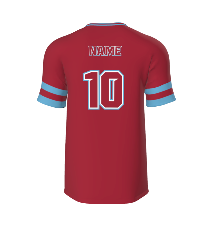 Uniform - Red Jersey - Baseball